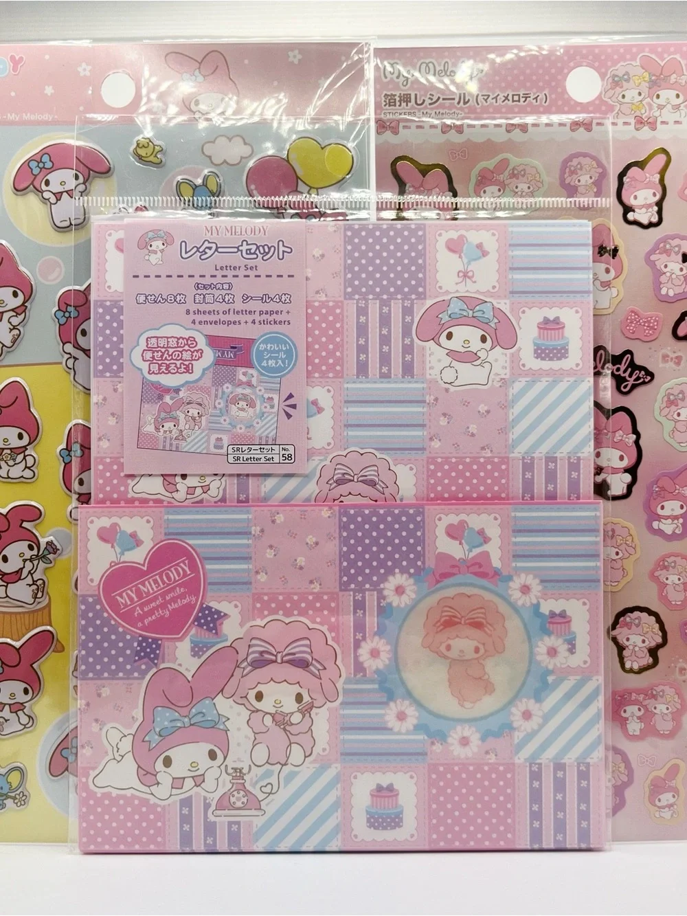 Sanrio My Melody and Pink Piano Letter Set